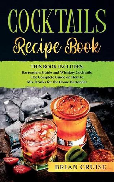 cocktails recipe book  cruise brian cruise english hardcover book