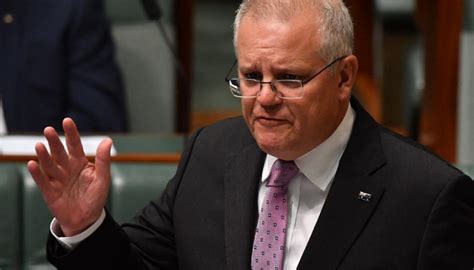 australian prime minister scott morrison vows cultural