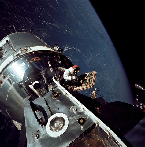 David Scott In The Apollo 9 Command Module Nasa