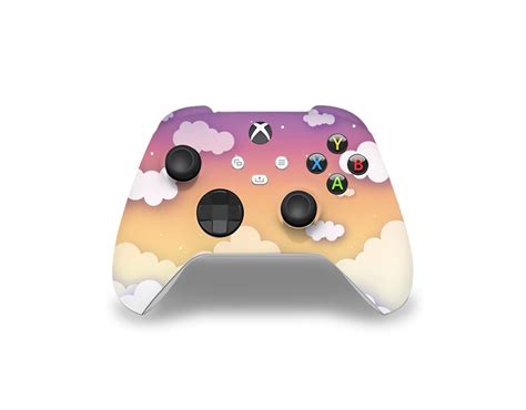 sunset clouds   sky xbox series controller skin stickybunny