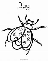 Coloring Bug Pages Printable Ladybug Insect Lightning Kids Template Clipart Print Bugs Noodle Twisty Color Insects Twistynoodle Printables Books Outline sketch template