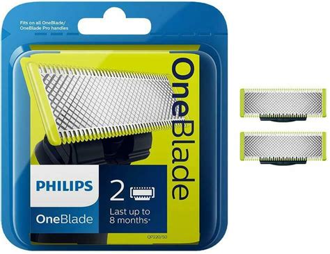philips oneblade replacement blade heads shaver heads 2 pack