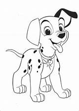 Puppy Dalmation sketch template