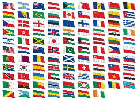 miniature printable world flags downloadable