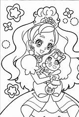 Coloring Pages Precure ぬりえ Princess 塗り絵 Puff sketch template