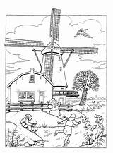 Kleurplaat Windmills Windmill Kleurplaten Windmolens Volwassenen Malvorlage Homeschooling Stemmen Visiter Molino Stimmen sketch template