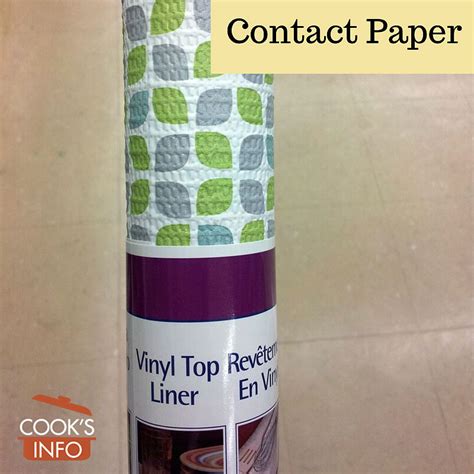 contact paper cooksinfo