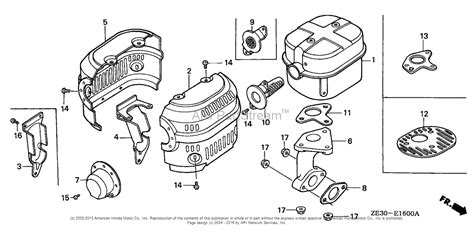 honda engines gx qxc engine jpn vin gc   gc  parts diagram  muffler