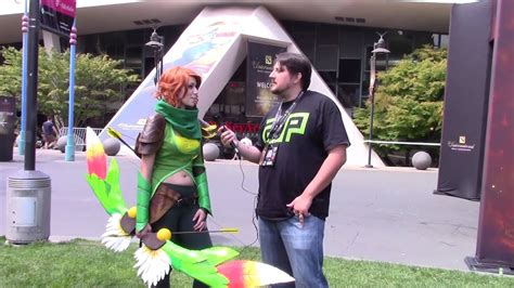 2p Dota Ti5 Interview Wind Ranger Cosplay By Wicked Youtube