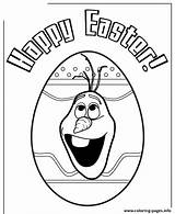 Easter Colouring Egg Coloring Pages Olaf Inside Head Printable Print sketch template