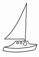 Ausmalen Segelboot Malvorlage Ausmalbild Transportmittel Kostenlose sketch template