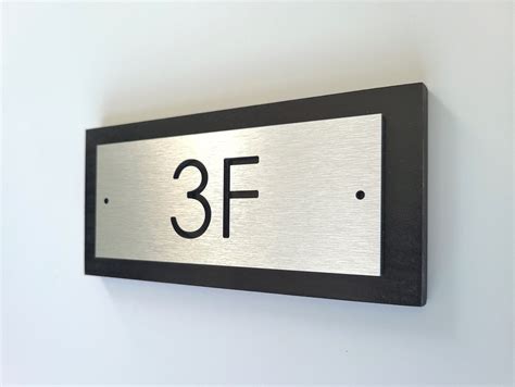 hotel room numbers modern apartment numbers door number plaque