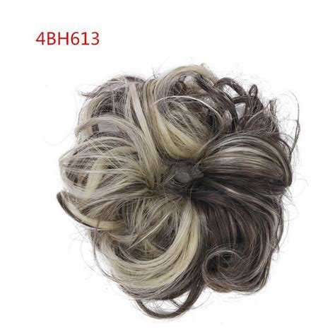 Sarla Synthetic Hair Chignons Elastic Scrunchie Extensions Hair Ribbon