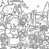 Coloring Flower Garden Pages Gardening Tools Gardens Color Drawing Printable Colouring Clipart Kids Flowers Print Beautiful Easy Getcolorings Rocks Library sketch template