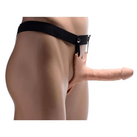 size matters hollow silicone dildo strap on vanilla sex toys