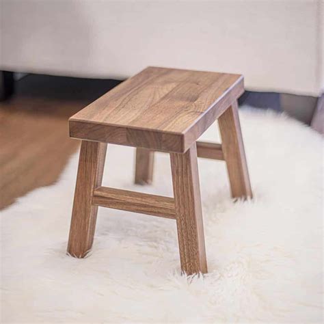 walnut wood step stool benmu toronto