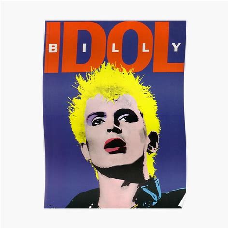 billy idol posters redbubble