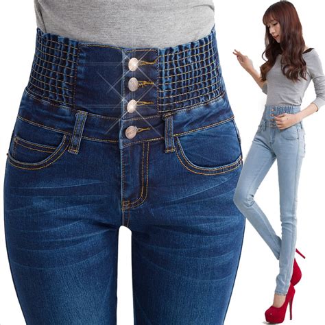 37 99 buy now 2015 fall new high waist skinny jeans woman slim