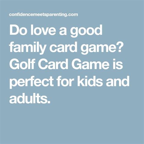 golf card game rules  printable card games family card games