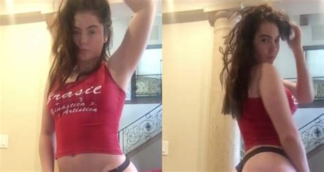 The Wrap Up Magazine Mckayla Maroney Poses In A Thong