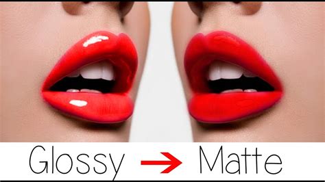 glossy  matte lipstick youtube