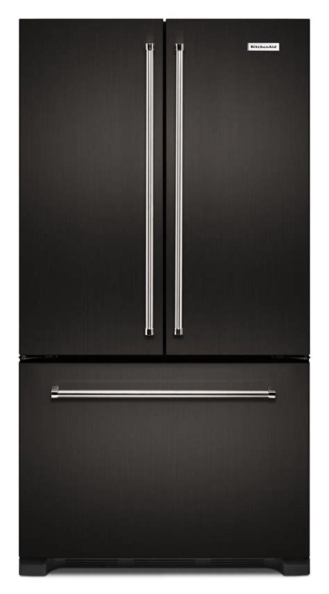 kitchenaid 22 cu ft counter depth french door refrigerator with