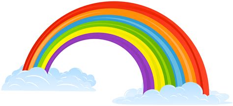 high resolution clipart rainbow pictures  cliparts pub