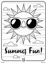 Coloring Summer Pages Fun Preschoolers Kindergarten Preschool Color Printable Colouring Getcolorings Print Getdrawings Colorings sketch template