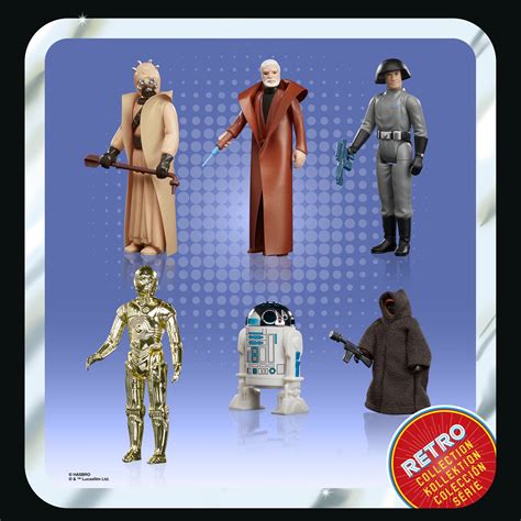 star wars retro collection multipack  debuts  hasbro  sdcc