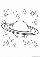 Coloring4free Planet Coloring Pages Saturn Stars Related Posts sketch template