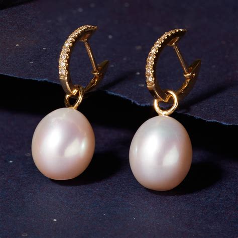 18kt Gold Baroque Pearl Earring Drops — Annoushka Us
