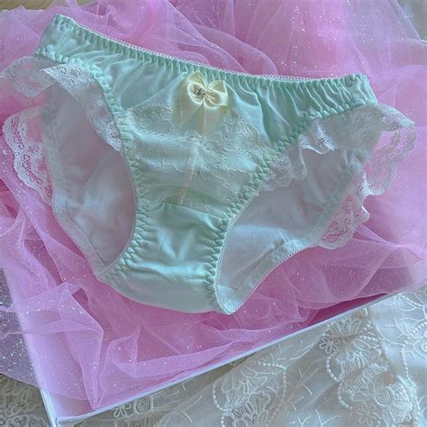 sissy cotton soft waxy lace panties mens sexy lingerie