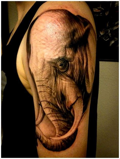 99 powerful elephant tattoo designs with meaning realistic elephant