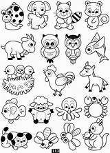 Animalitos sketch template