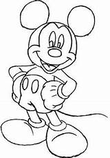 Mickey Mouse Draw Drawing Board Coloring Pages Drawings Easy Cartoon Choose sketch template