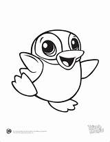 Penguin Baby Coloring Pages Cute Printable Getcoloringpages sketch template