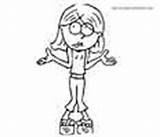Mcguire Coloring Pages Lizzie Cartoon Color Kids Lizzy sketch template