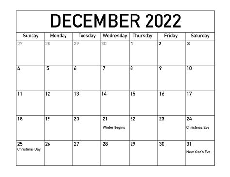 latest december  calendar  holidays