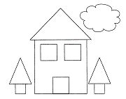 houses coloring pages homes buildings dwellings