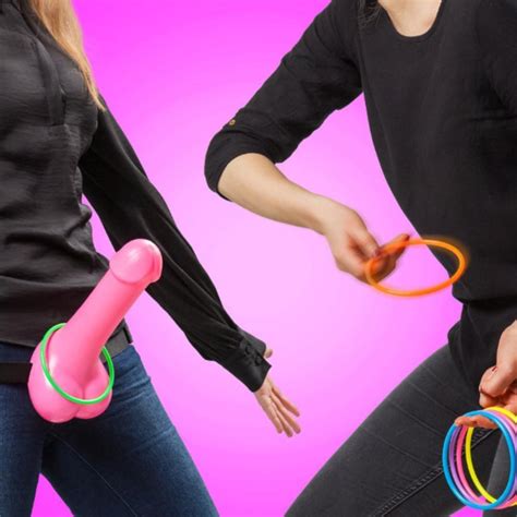 dick head hoopla ring toss game hens party online party supplies
