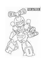 Coloring Medabots Metabee Pages sketch template