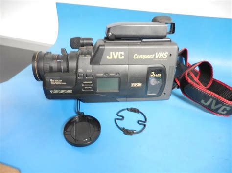vintage jvc gr  video camera recorder  case  accessories ebay