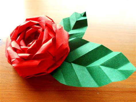 origami valentines modular rose instructables