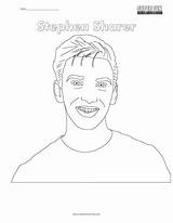 Sharer Coloring Stephen sketch template