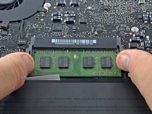 solved soldering ram slot   logic board macbook