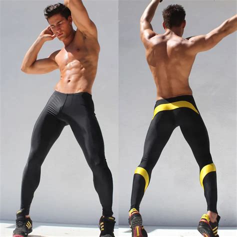 mens workout fitness compression leggings pants bottom bdlj men