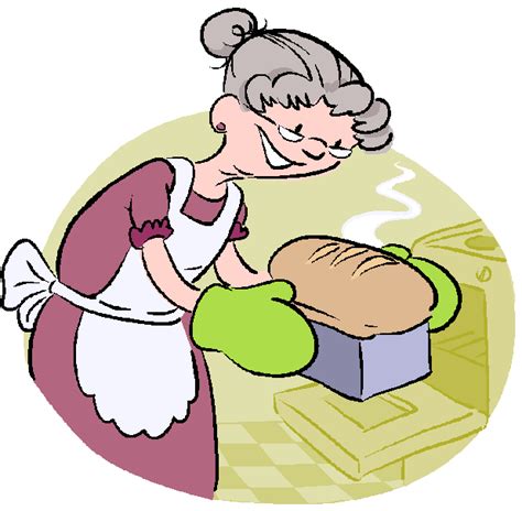 cute grandma cooking clipart clipground