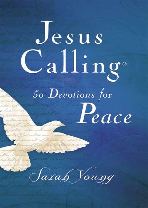 jesus calling  devotions  peace  sarah young fast delivery