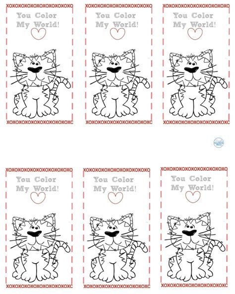 color  world valentines  printable simply southern mom