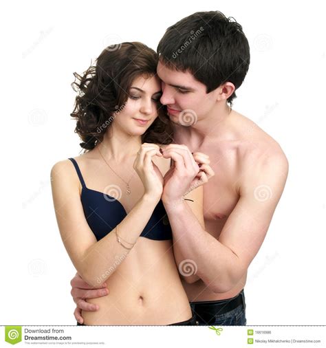 beautiful sexual couple in love royalty free stock image